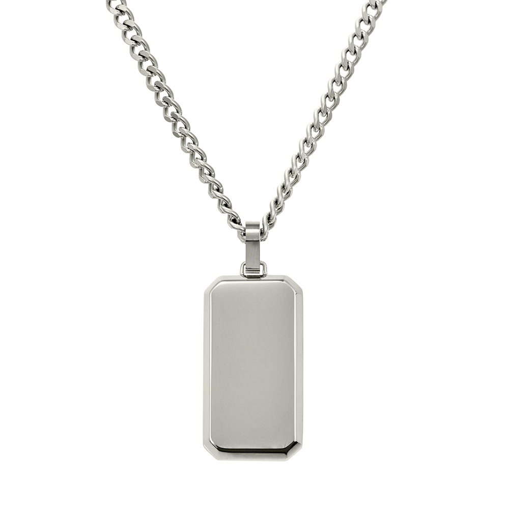 Blaze Cuban Link Dog Tag