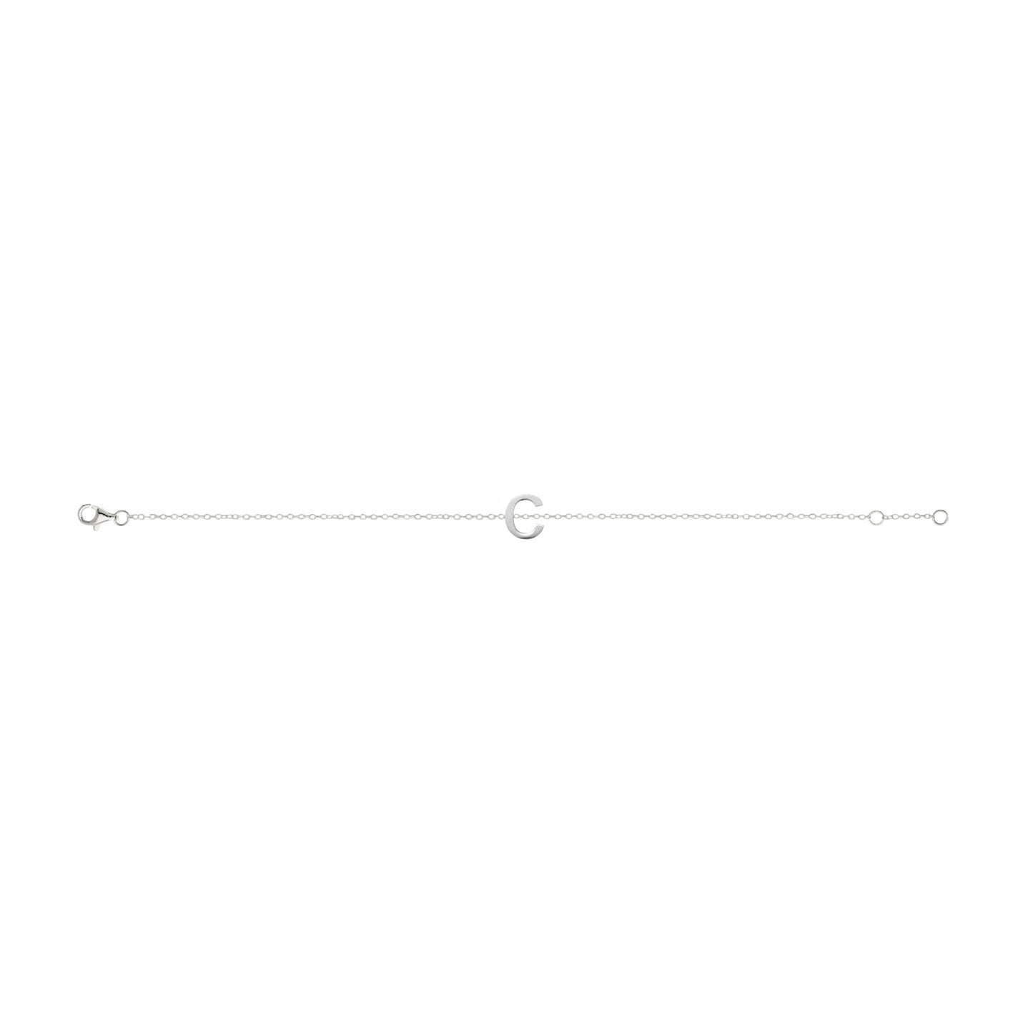 Fine Individual Letter Bracelet