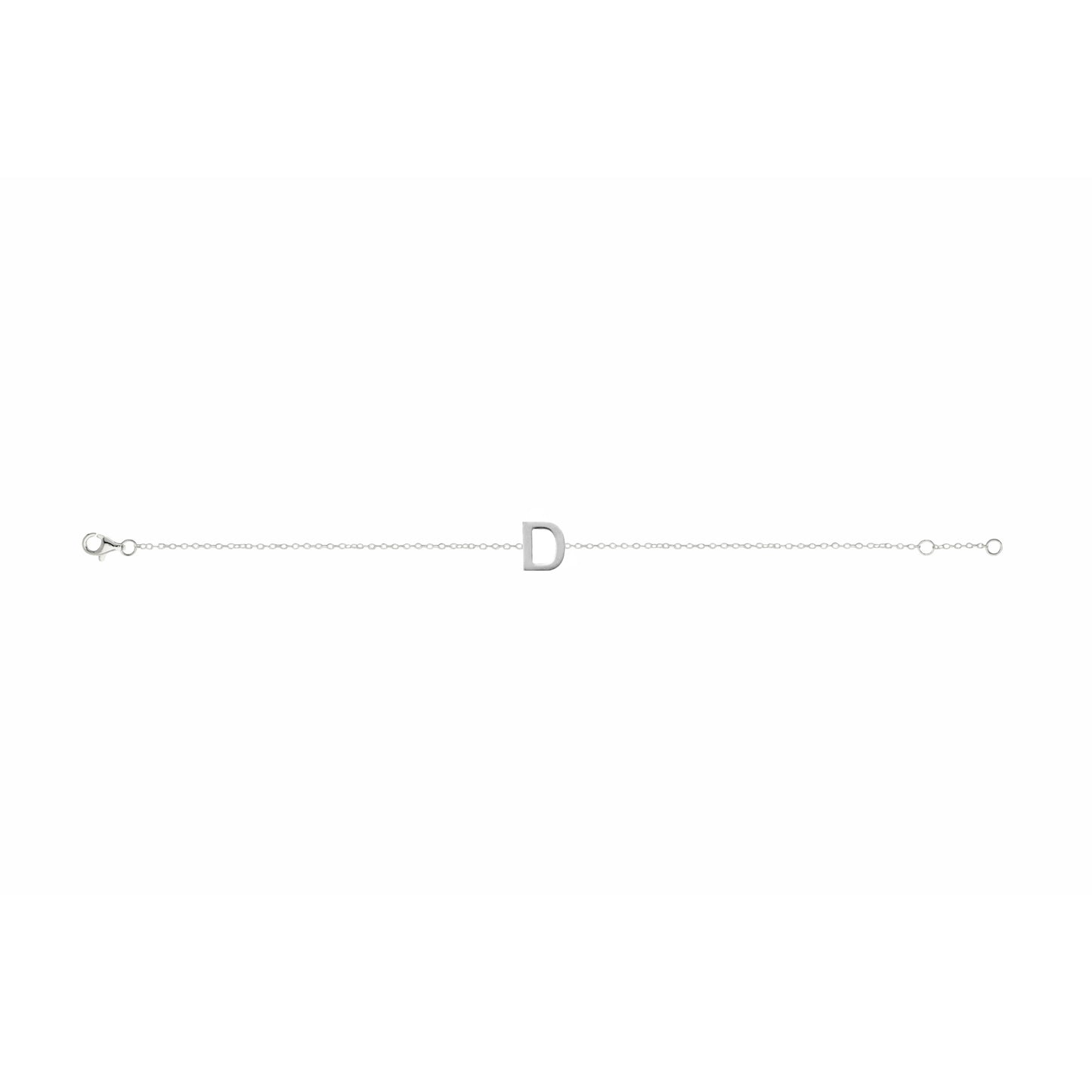 Fine Individual Letter Bracelet