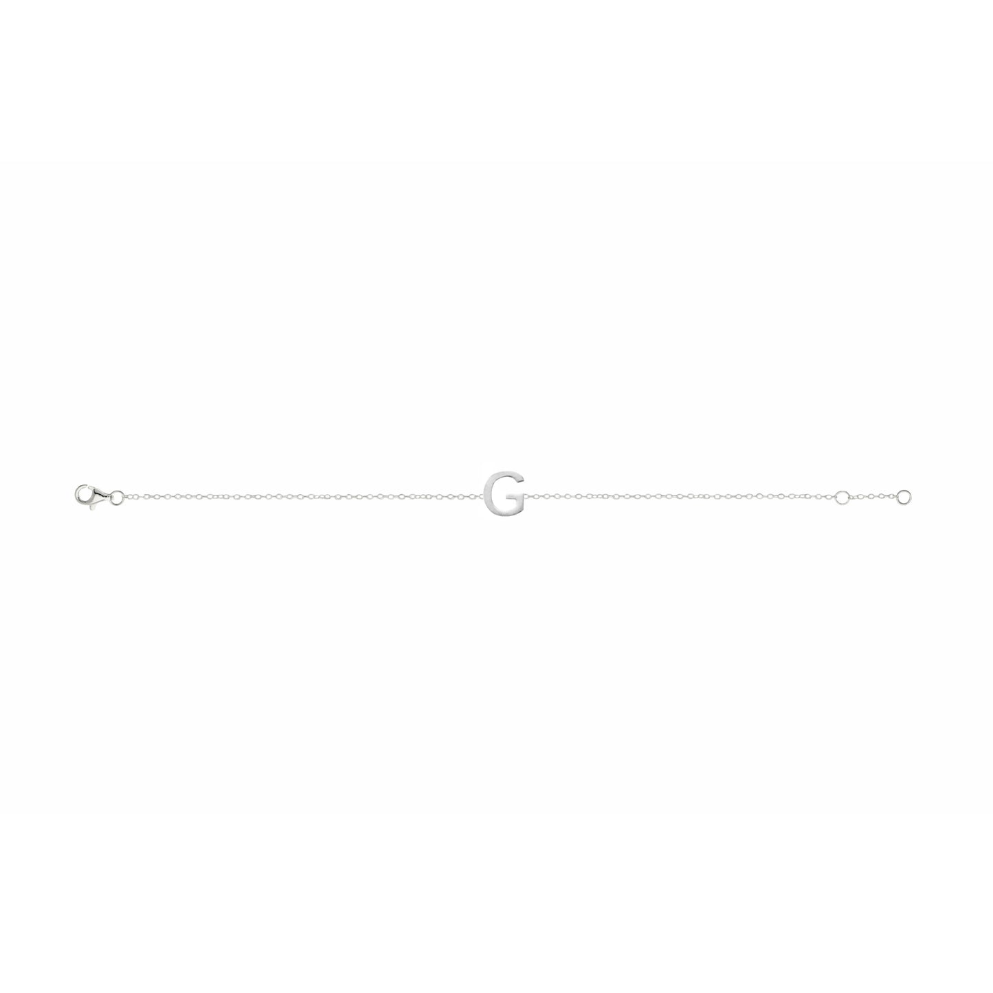 Fine Individual Letter Bracelet