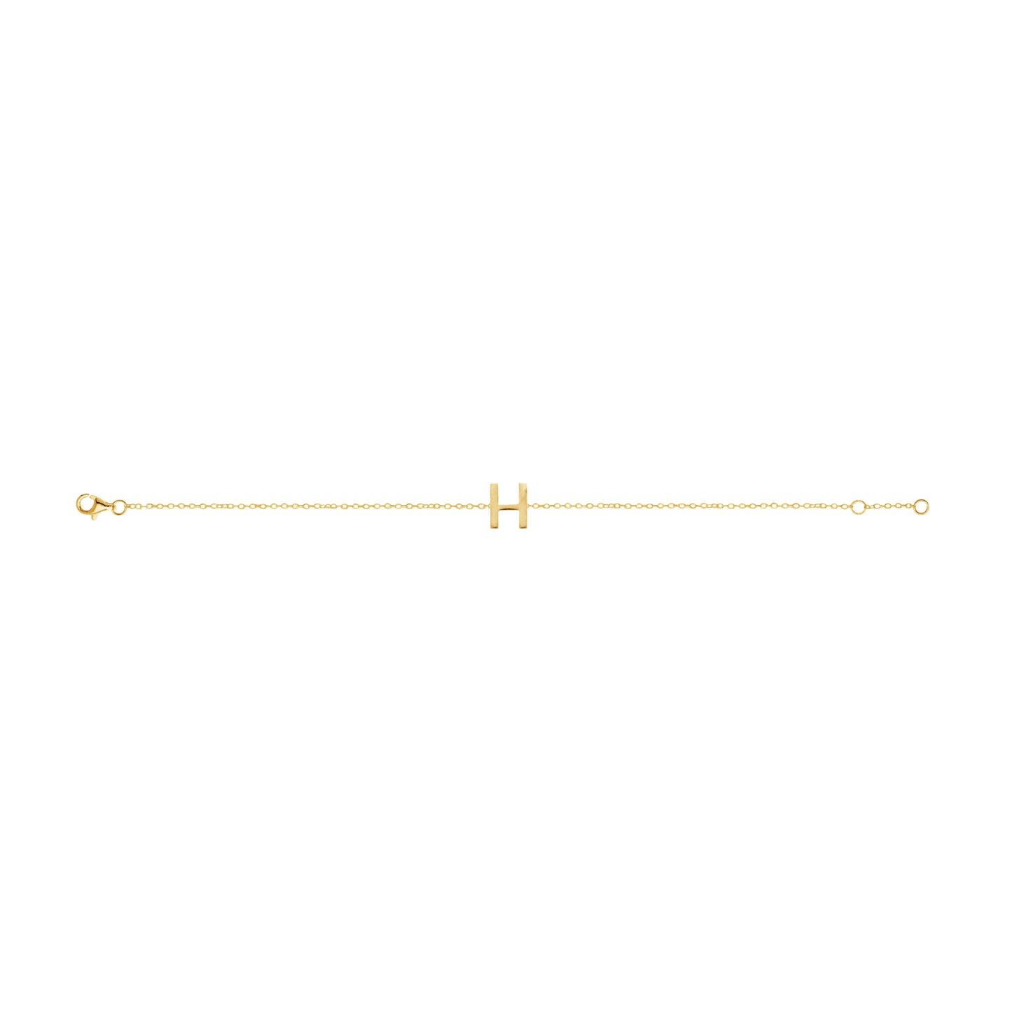 Fine Individual Letter Bracelet
