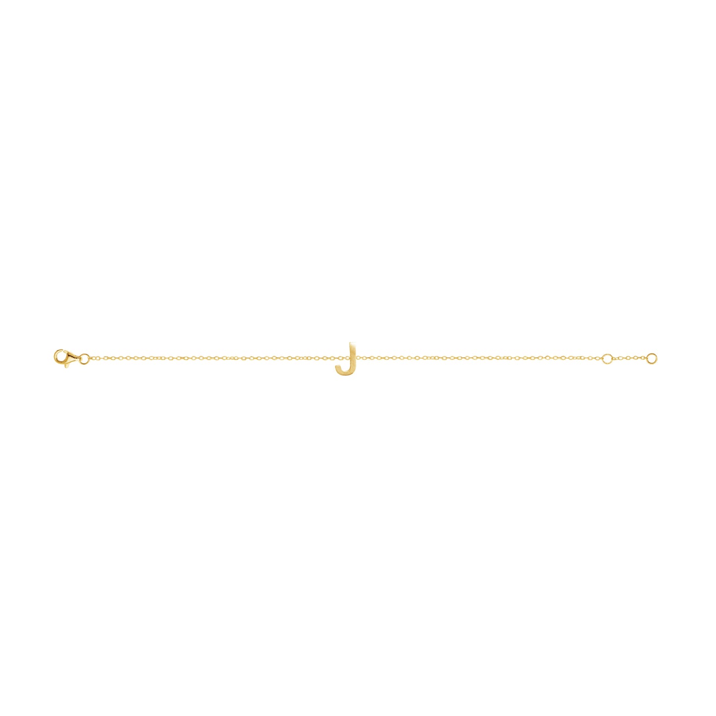 Fine Individual Letter Bracelet