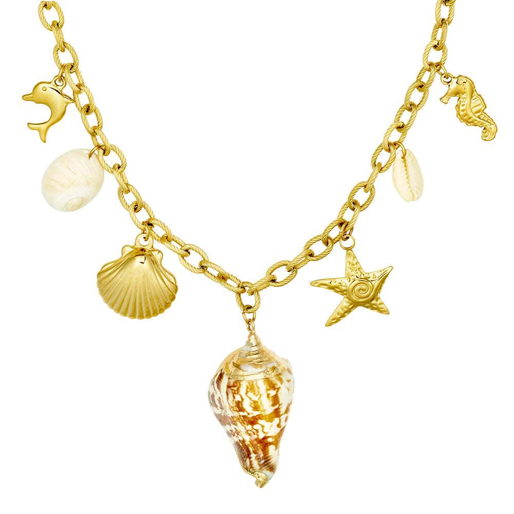 Sea Stories Multi Charm Necklace