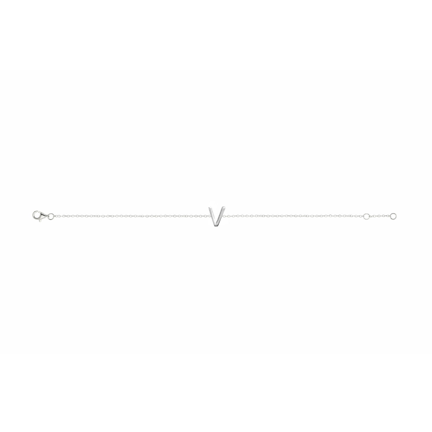 Fine Individual Letter Bracelet