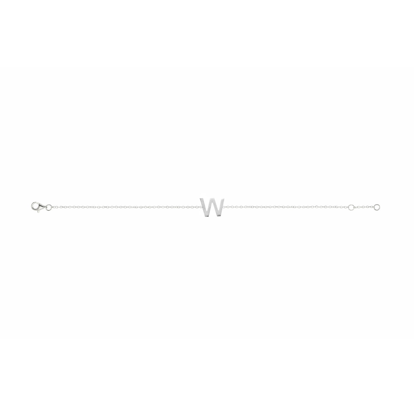 Fine Individual Letter Bracelet