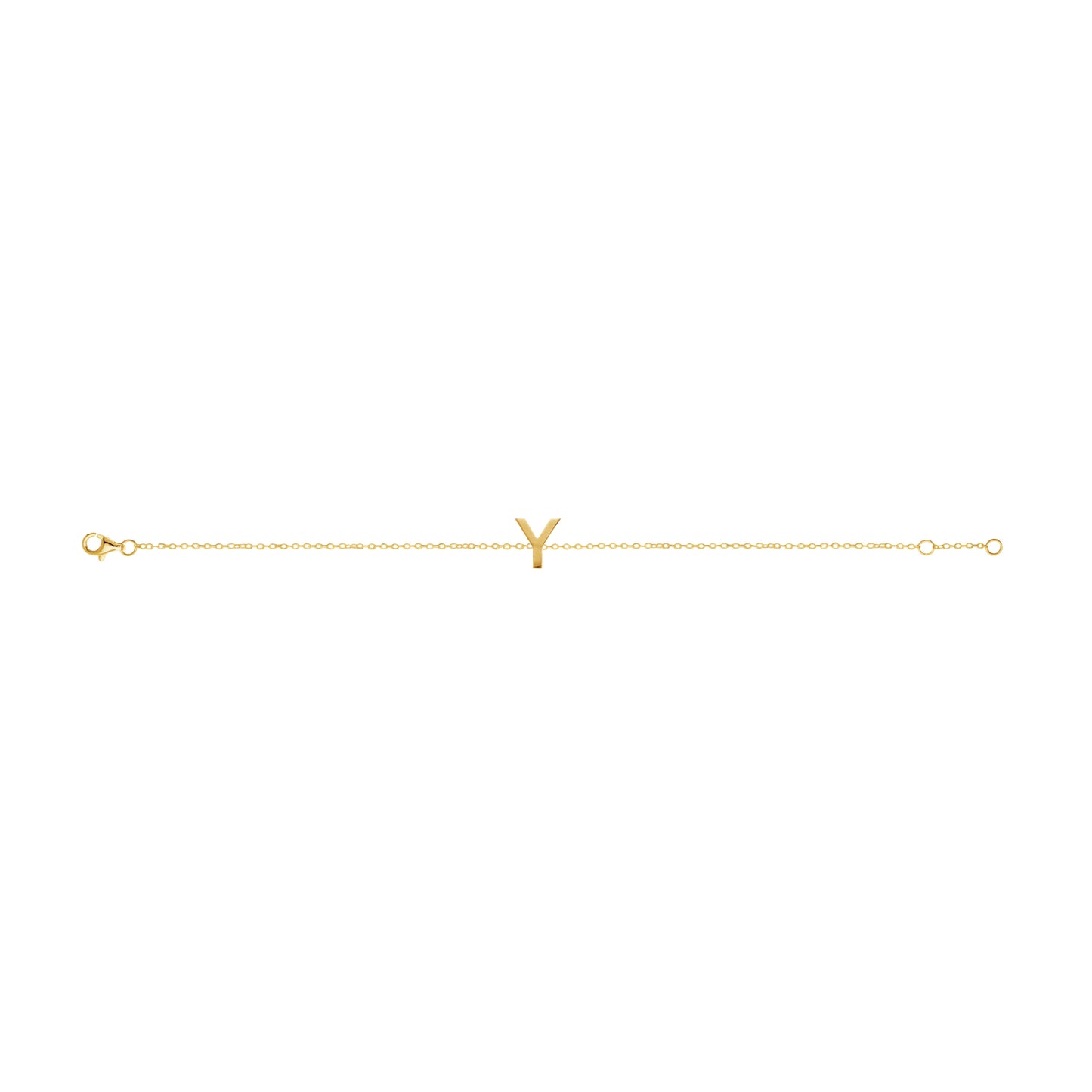 Fine Individual Letter Bracelet