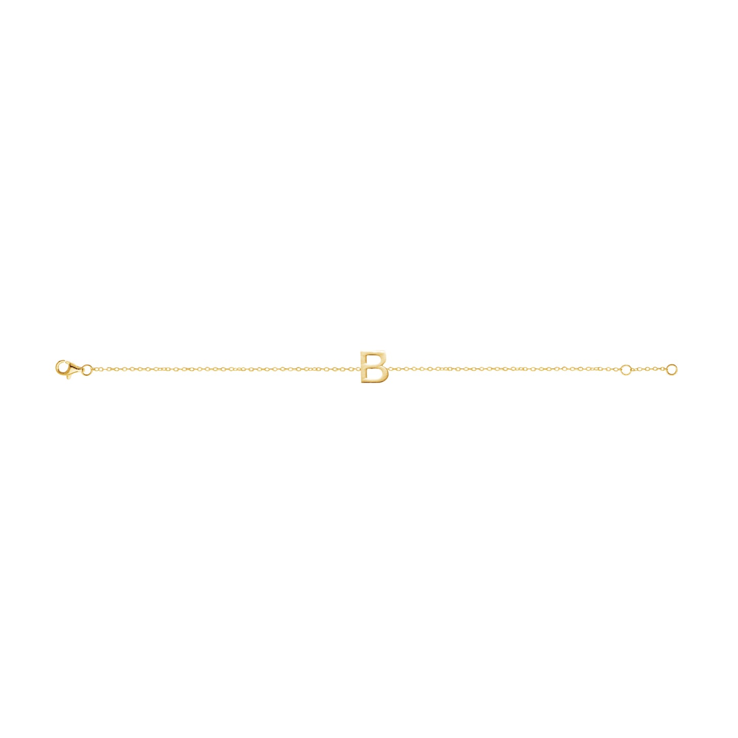 Fine Individual Letter Bracelet