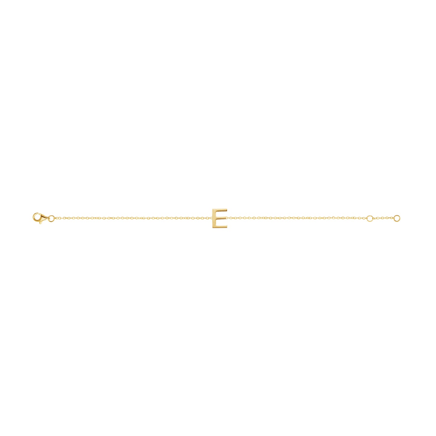 Fine Individual Letter Bracelet