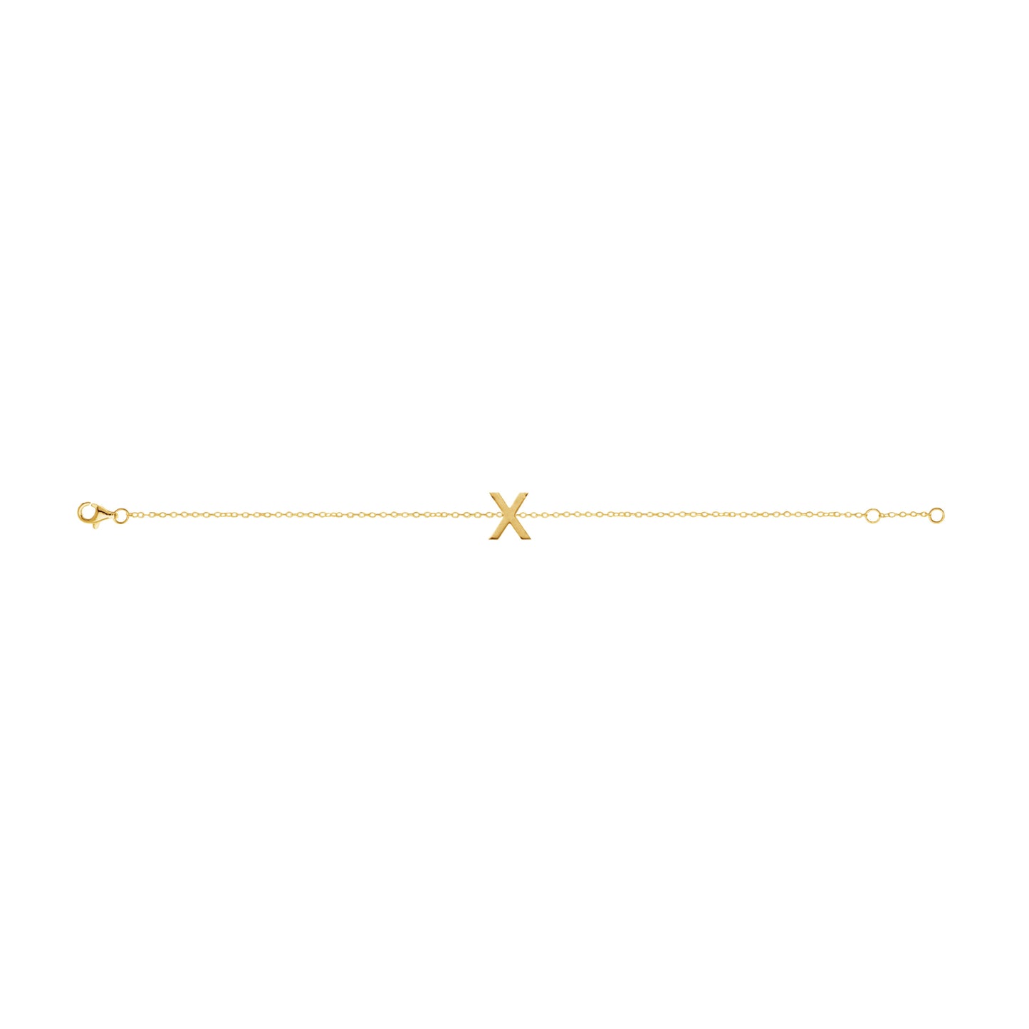 Fine Individual Letter Bracelet