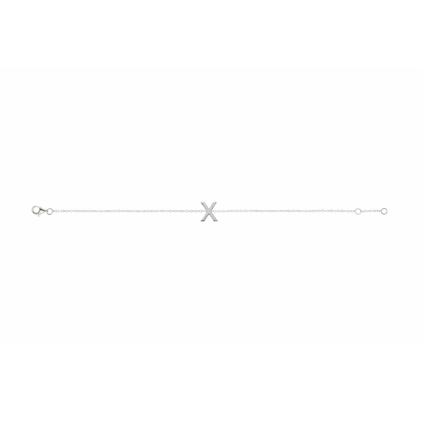 Fine Individual Letter Bracelet