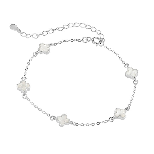 Fine Multi Flower Bracelet