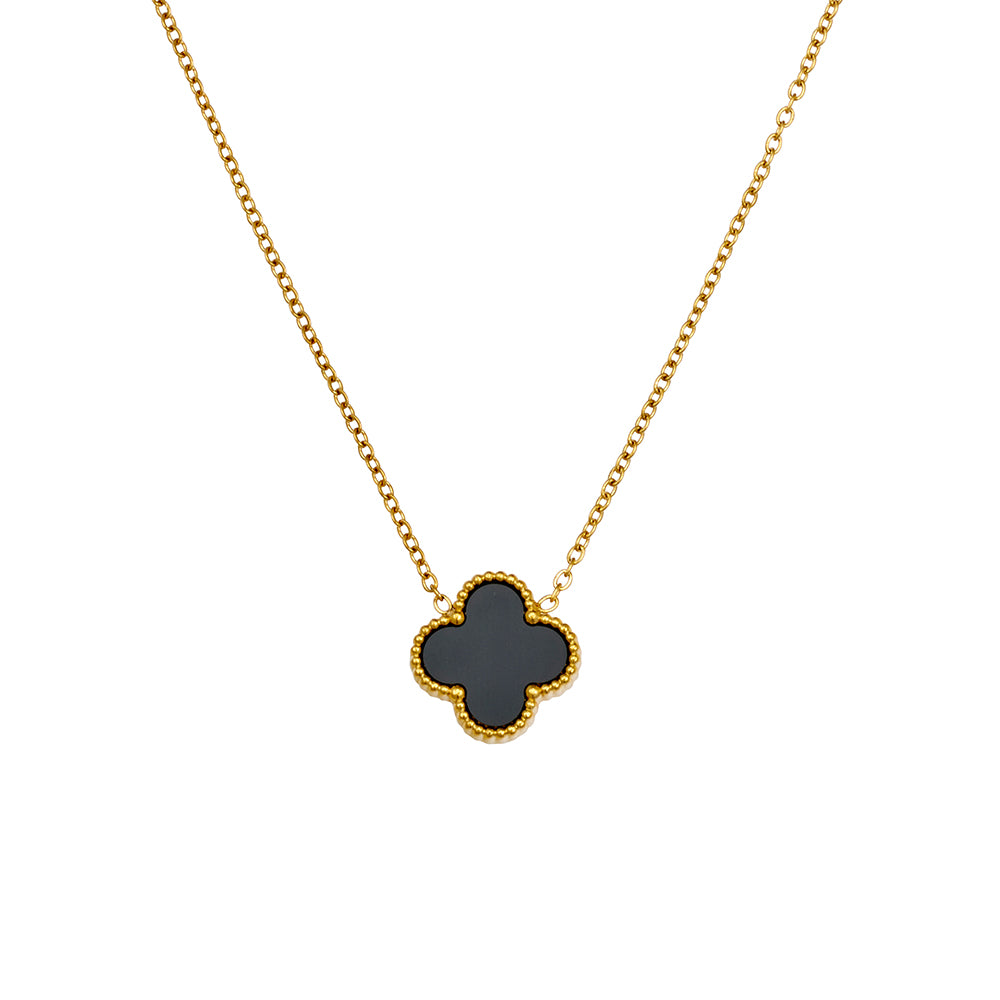 18k Gold Plated Petite Flower Necklace