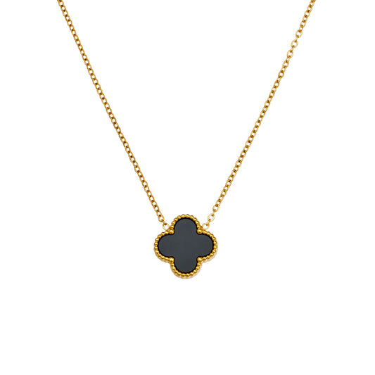 18k Gold Plated Petite Flower Necklace