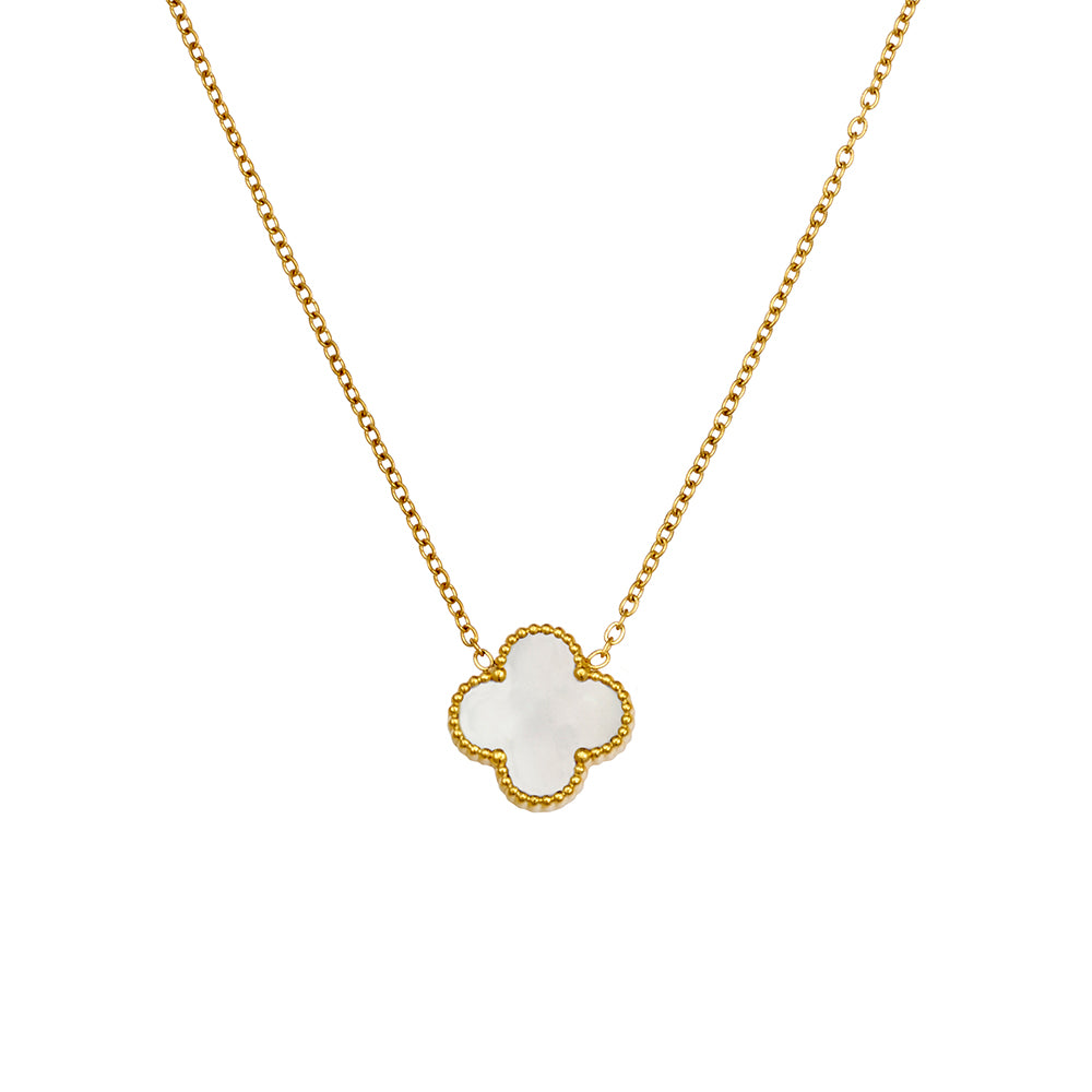 18k Gold Plated Petite Flower Necklace