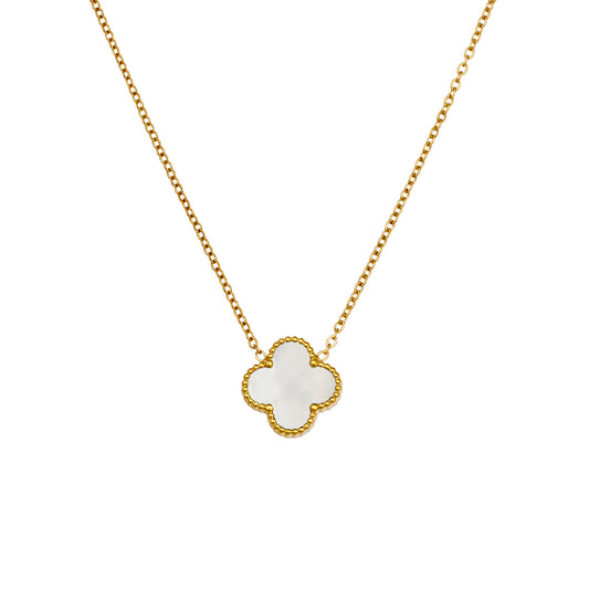 18k Gold Plated Petite Flower Necklace
