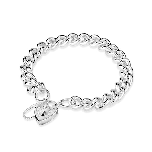 Chain Heart Lock Bracelet
