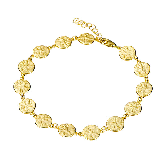 Crushed Disc Bracelet