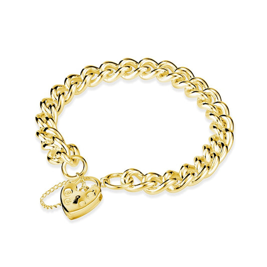 Chain Heart Lock Bracelet