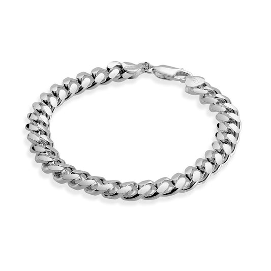 Men’s Silver 9MM Cuban Bracelet