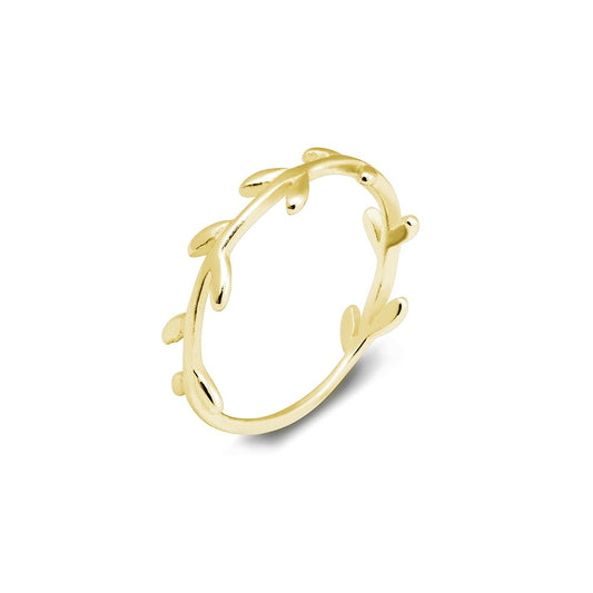 Vine leafed ring